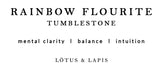 Lotus & Lapis Rainbow Flourite Tumblestone